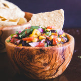 Medium Olive Wood Salsa Bowl