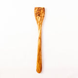 Extra Long Handled Olive Wood Spatula with Flat Head for Stockpots