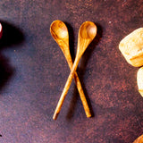 Thin Olive Wood Tasting Spoon