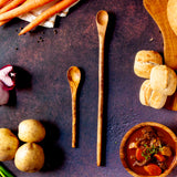 Thin Olive Wood Tasting Spoon
