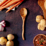 Curvy Cottage Spoon Hand Carved from Olive Wood