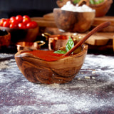 Hand Carved Curved Wooden Spoon