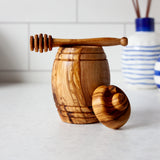 Olive Wood Honey Jar