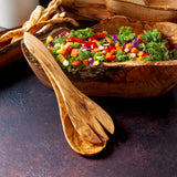 Olive Wood Salad Servers