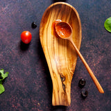 Carved Wooden Dip Spoon