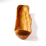 Rustic Olive Wood Cracker Basket
