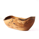 Rustic Olive Wood Fruit Bowl