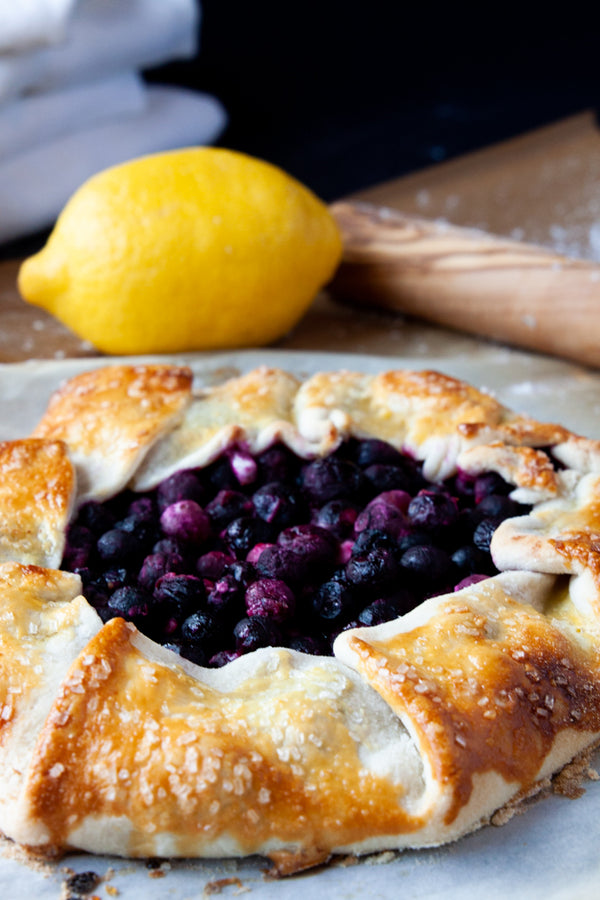Super Simple Blueberry Galette