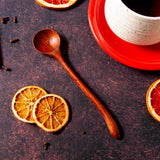 Hand Carved Curved Wooden Spoon