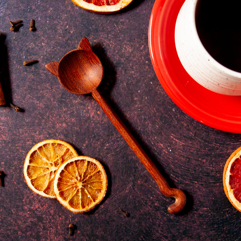 Wooden Cat Shaped Spoon