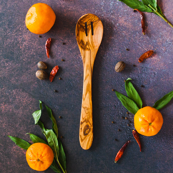 Olive Wood Cooking Spoon - Vesper and Vine