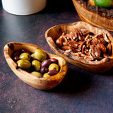 Small Rustic Olive Wood Dish