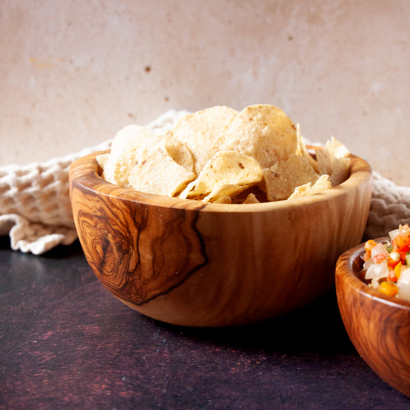 Olive Wood Side Dish Bowl