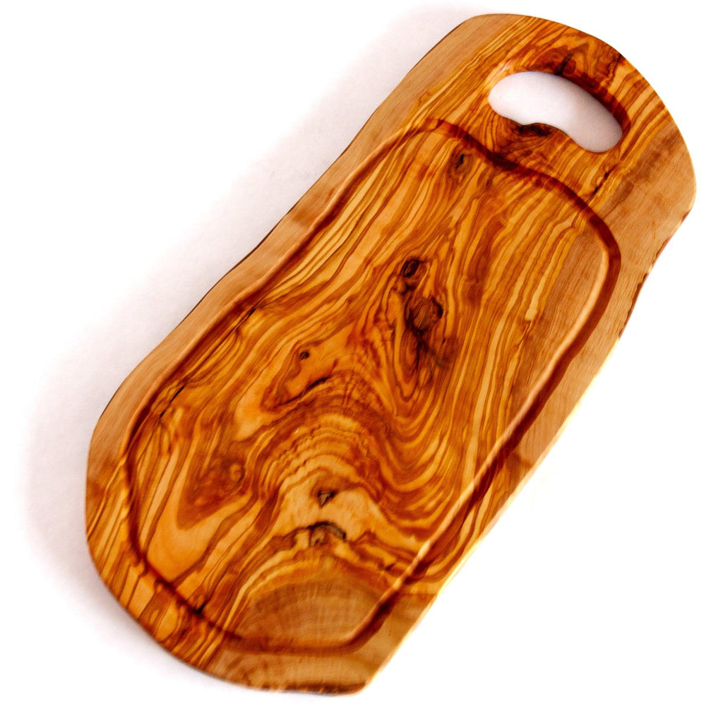 Olive wood - Set of 2 Olive Wood cutting boards with handle