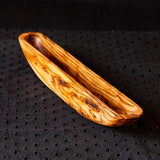 Olive Tray on black tablecloth