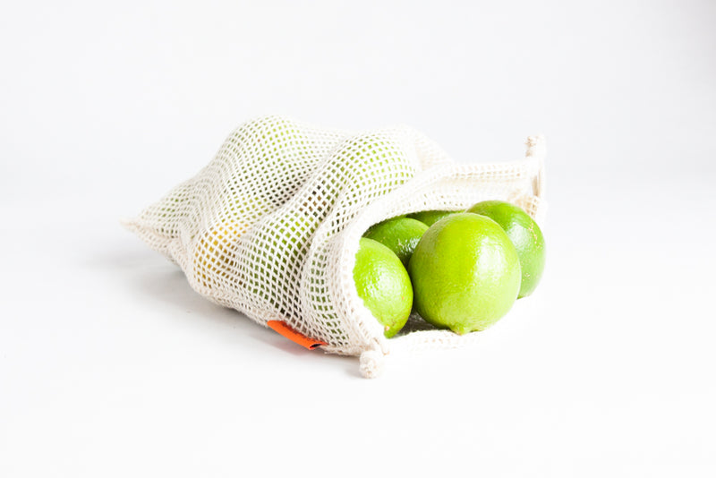 Limes and mesh produce bag