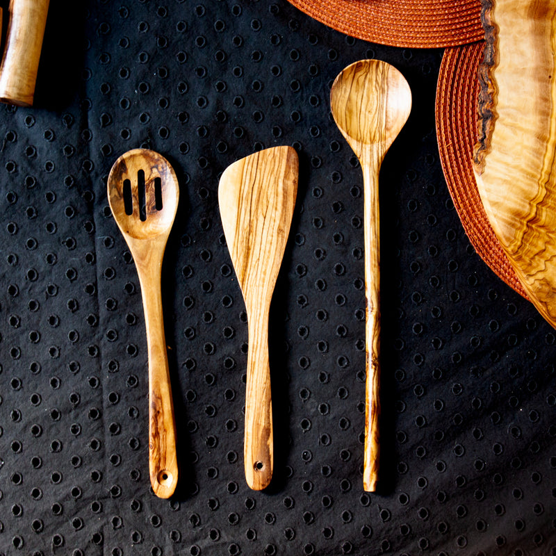 Olive Wood Cooking Spoon - Vesper and Vine