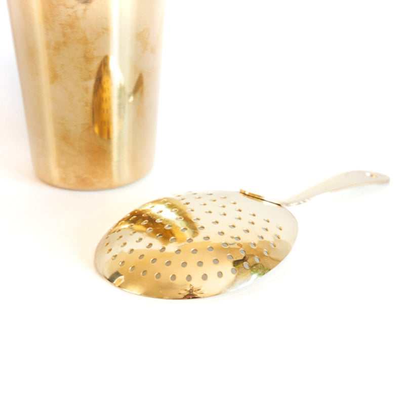 Gold Julep Cocktail Strainer - Vesper and Vine